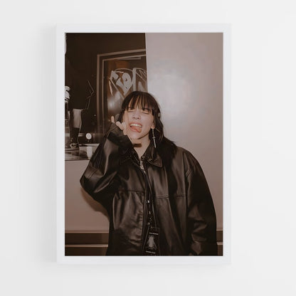 billie-eilish-8 cadre Blanc