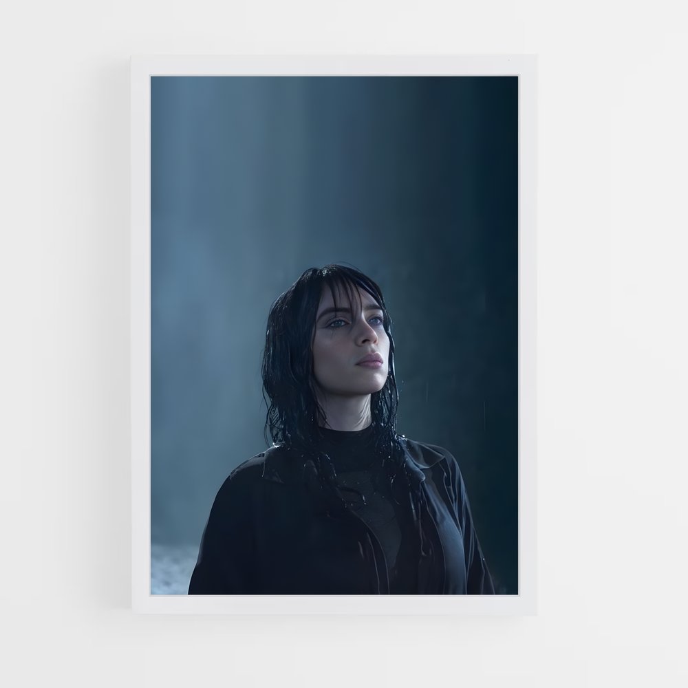 billie-eilish-9 cadre Blanc