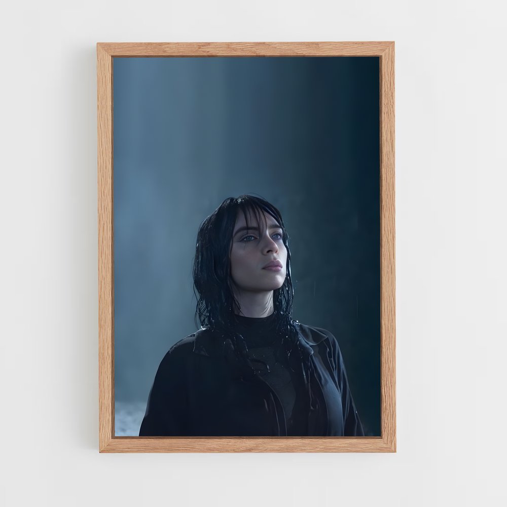 billie-eilish-9 cadre Bois clair