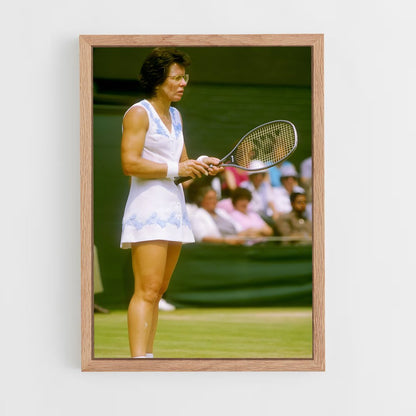 billie-jean-king-1 cadre Bois clair