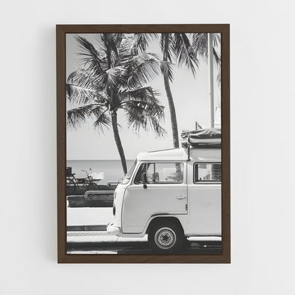 black-and-white-10 cadre Bois foncé
