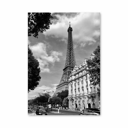 Poster Black and White Paris