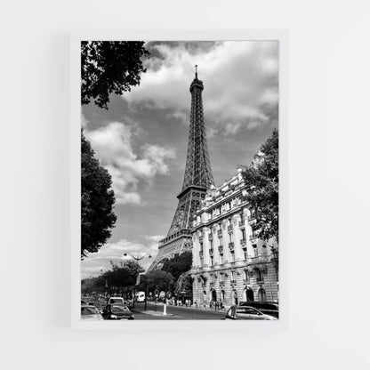 Poster Black and White Paris