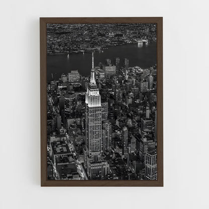 black-and-white-2 cadre Bois foncé
