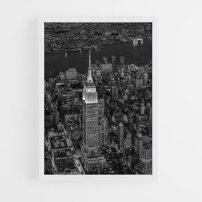 Poster Black and White Tower