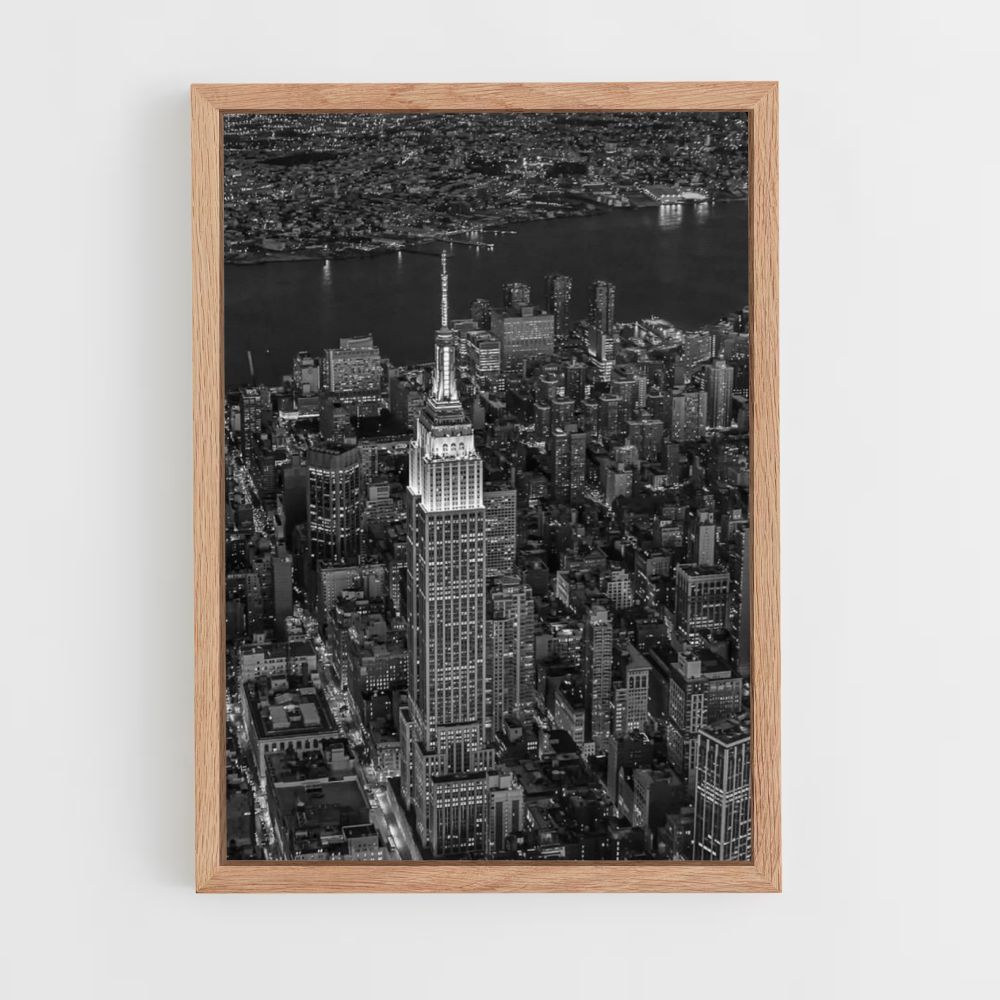 Poster Black and White Tower