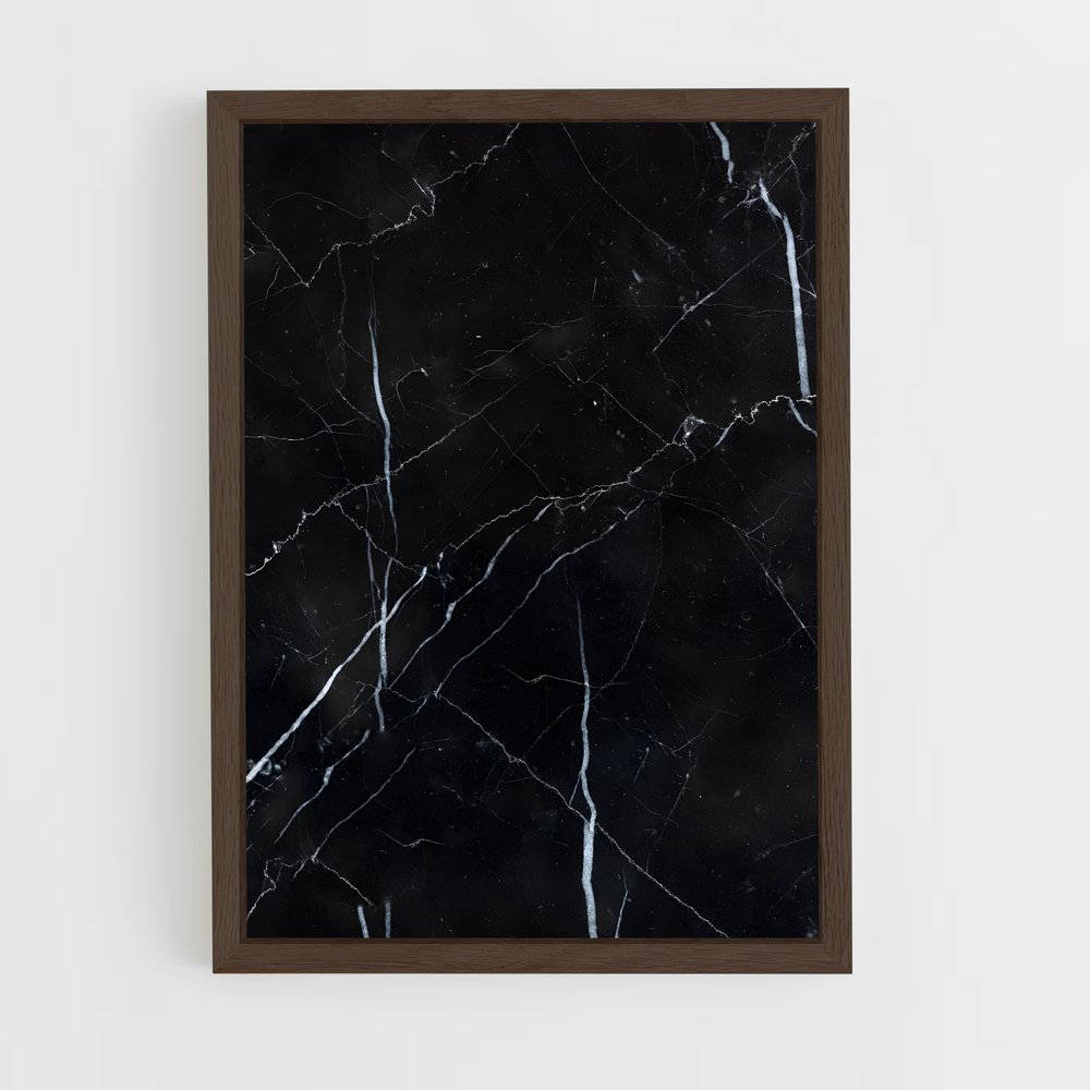 black-and-white-4 cadre Bois foncé