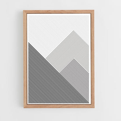 black-and-white-5 cadre Bois clair