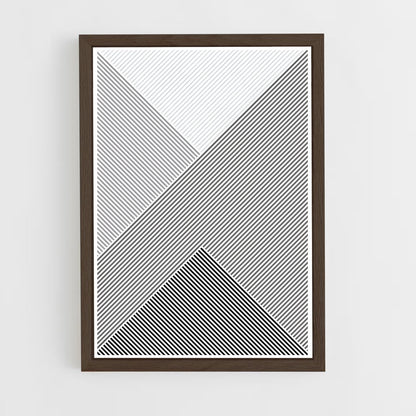 black-and-white-6 cadre Bois foncé