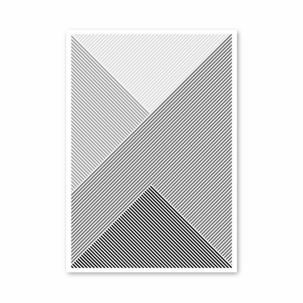 Scandinavian Black and White Poster