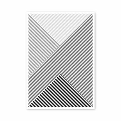 Scandinavian Black and White Poster