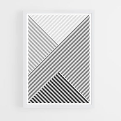 Scandinavian Black and White Poster