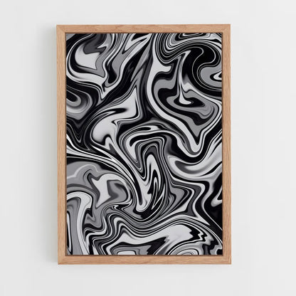 black-and-white-8 cadre Bois clair