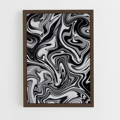 black-and-white-8 cadre Bois foncé