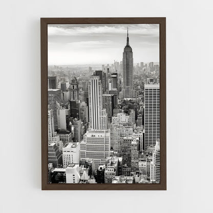 black-and-white-9 cadre Bois foncé