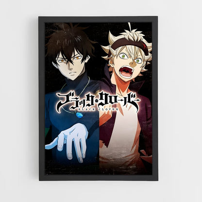 black-clover-1 cadre Noir
