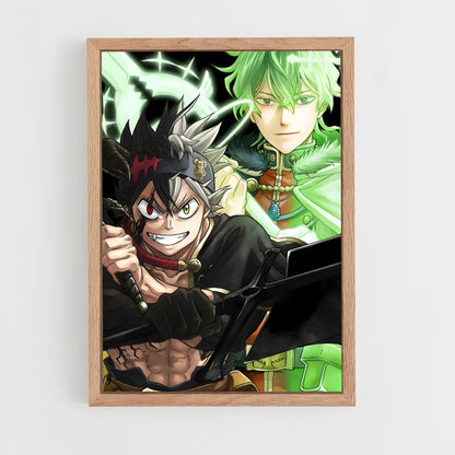black-clover-10 cadre Bois clair