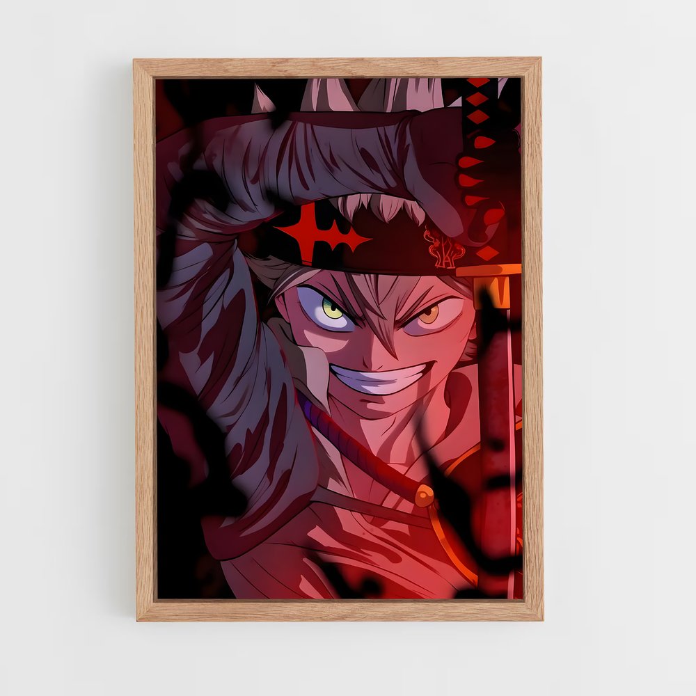 black-clover-16 cadre Bois clair