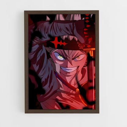 black-clover-16 cadre Bois foncé