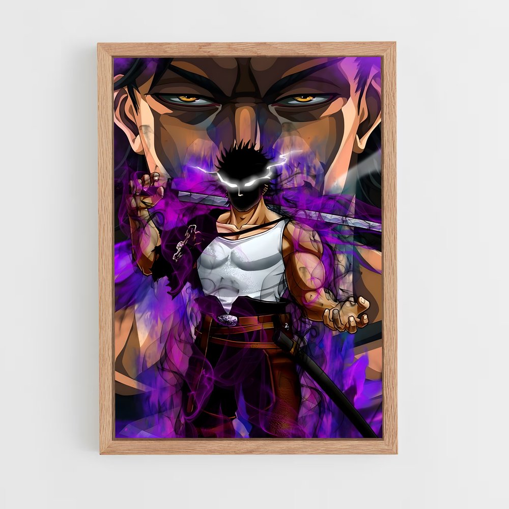 black-clover-19 cadre Bois clair