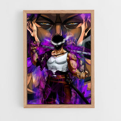 black-clover-19 cadre Bois clair