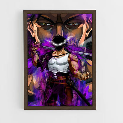 black-clover-19 cadre Bois foncé