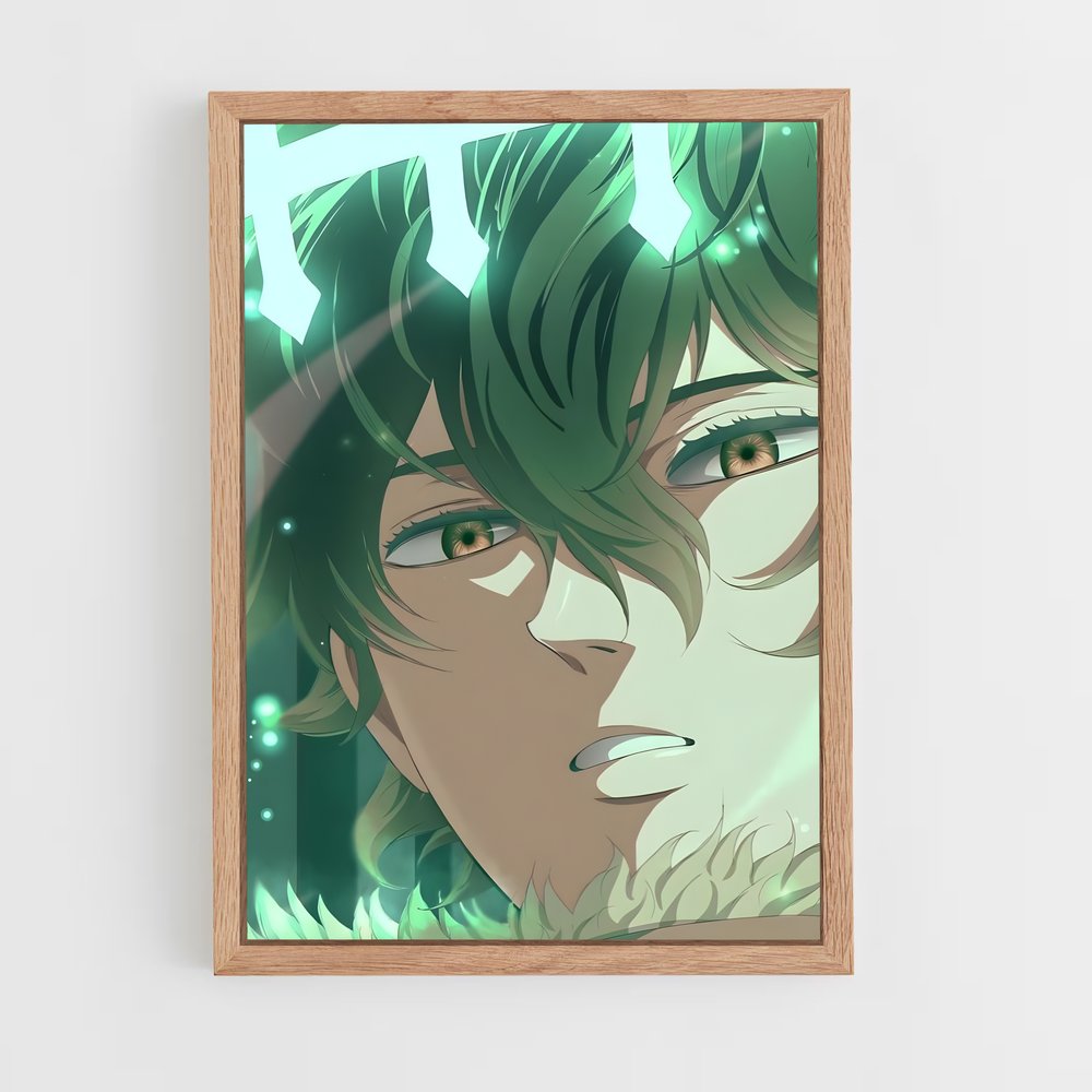 black-clover-2 cadre Bois clair