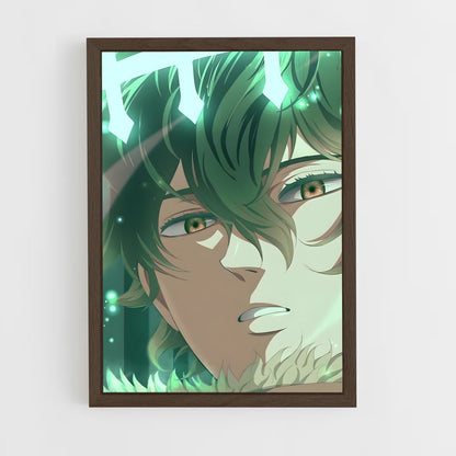 black-clover-2 cadre Bois foncé