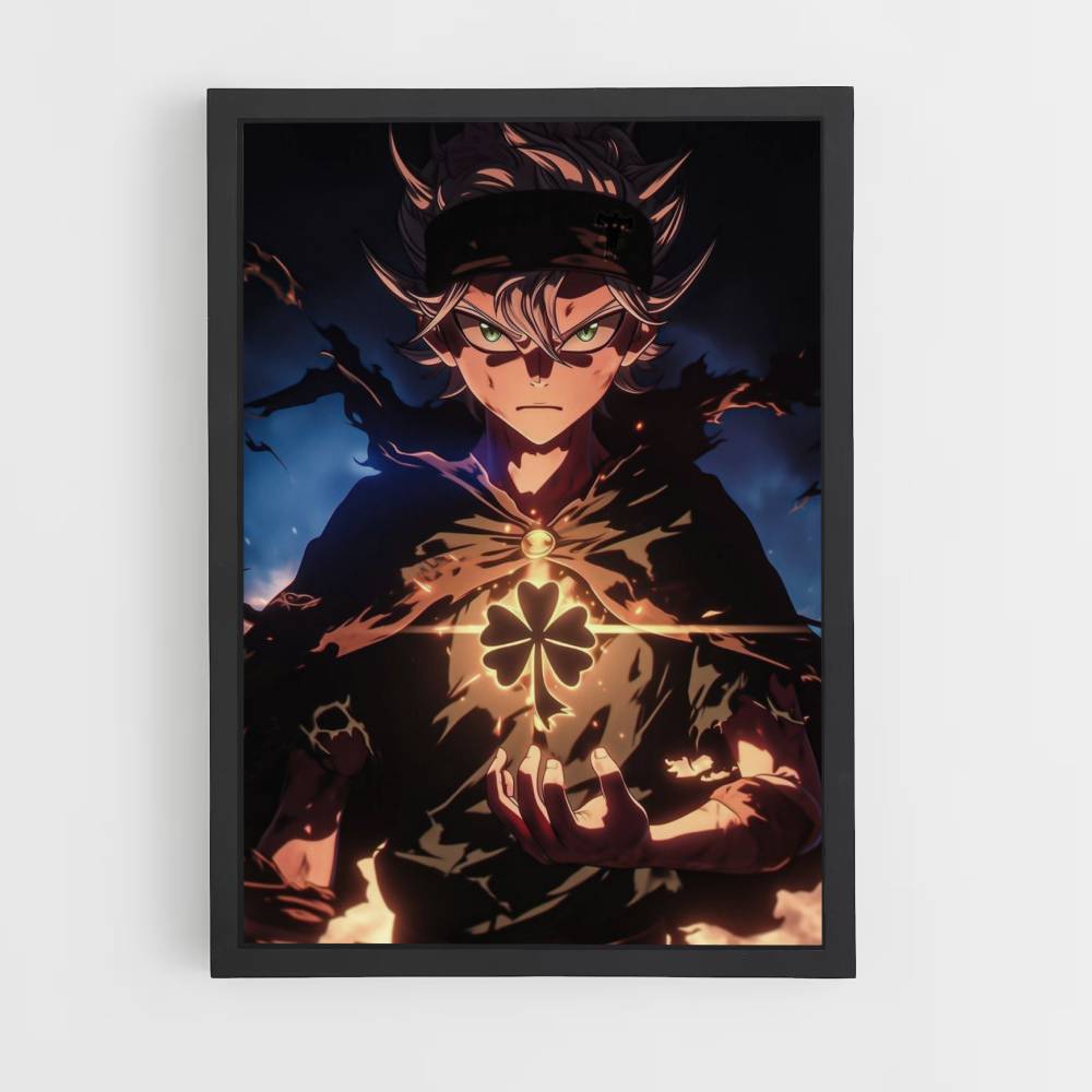 Asta 5 Leaf Clover Poster