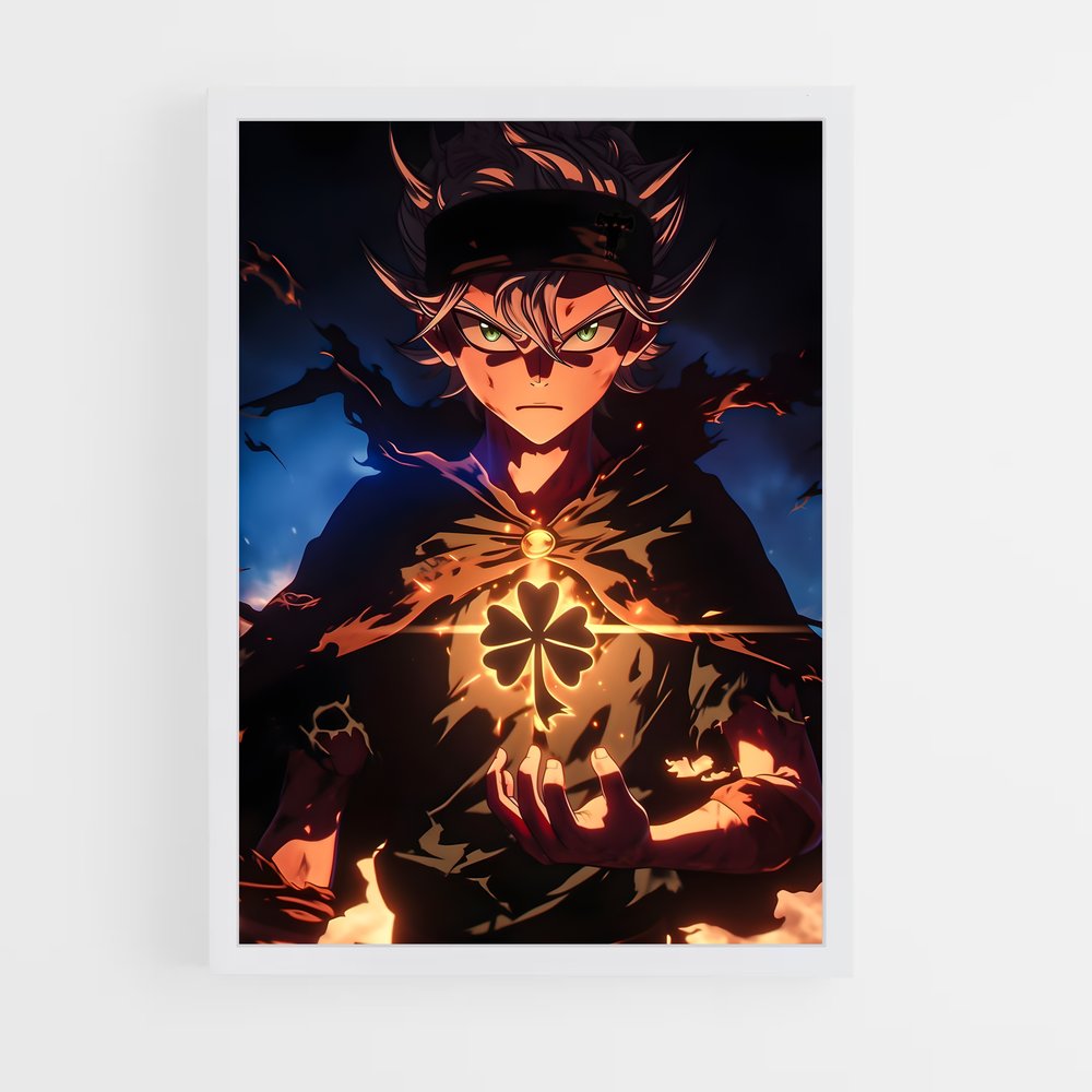 black-clover-20 cadre Blanc