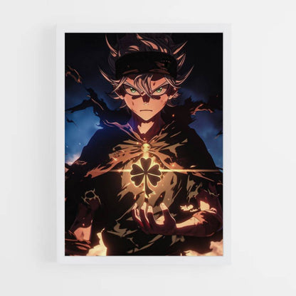 Asta 5 Leaf Clover Poster