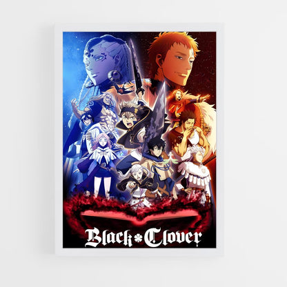 black-clover-4 cadre Blanc