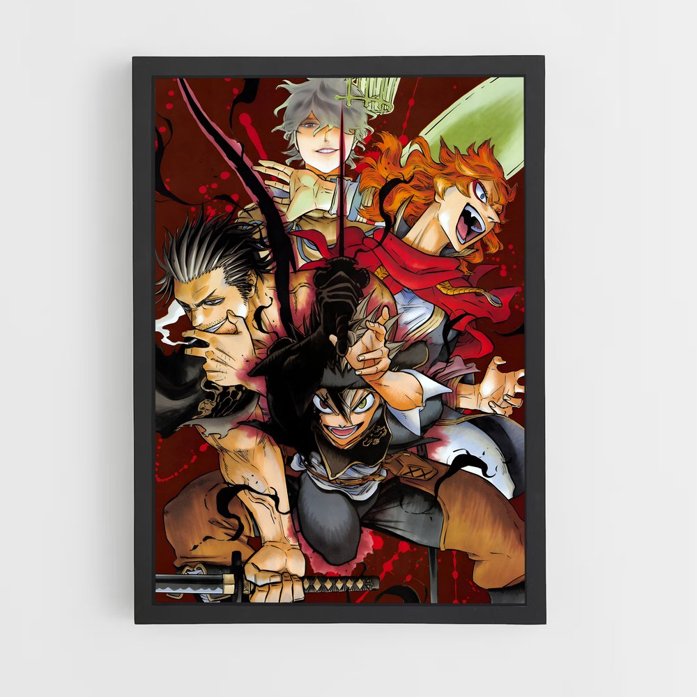 black-clover-7 cadre Noir