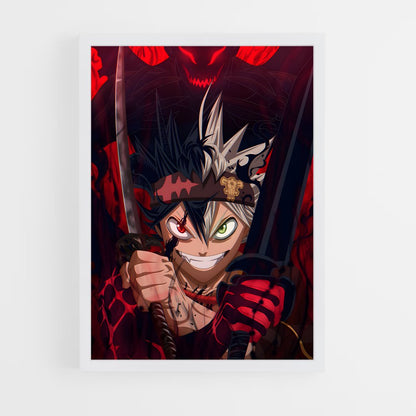 black-clover-8 cadre Blanc