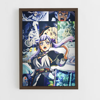 black-clover-9 cadre Bois foncé