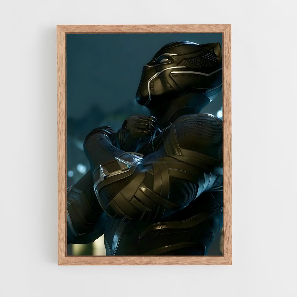 black-panther-5 cadre Bois clair