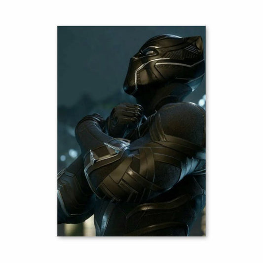 Black Panther Arms Crossed Poster