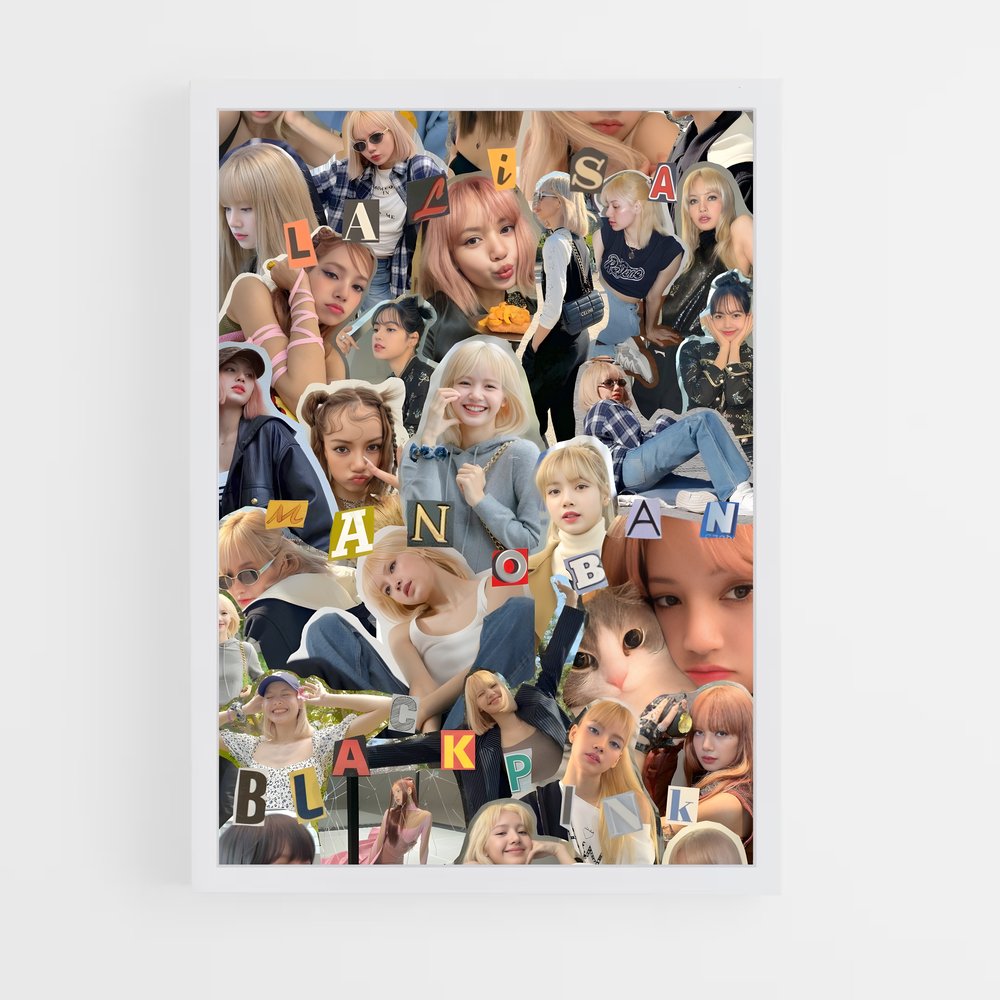 blackpink-1 cadre Blanc