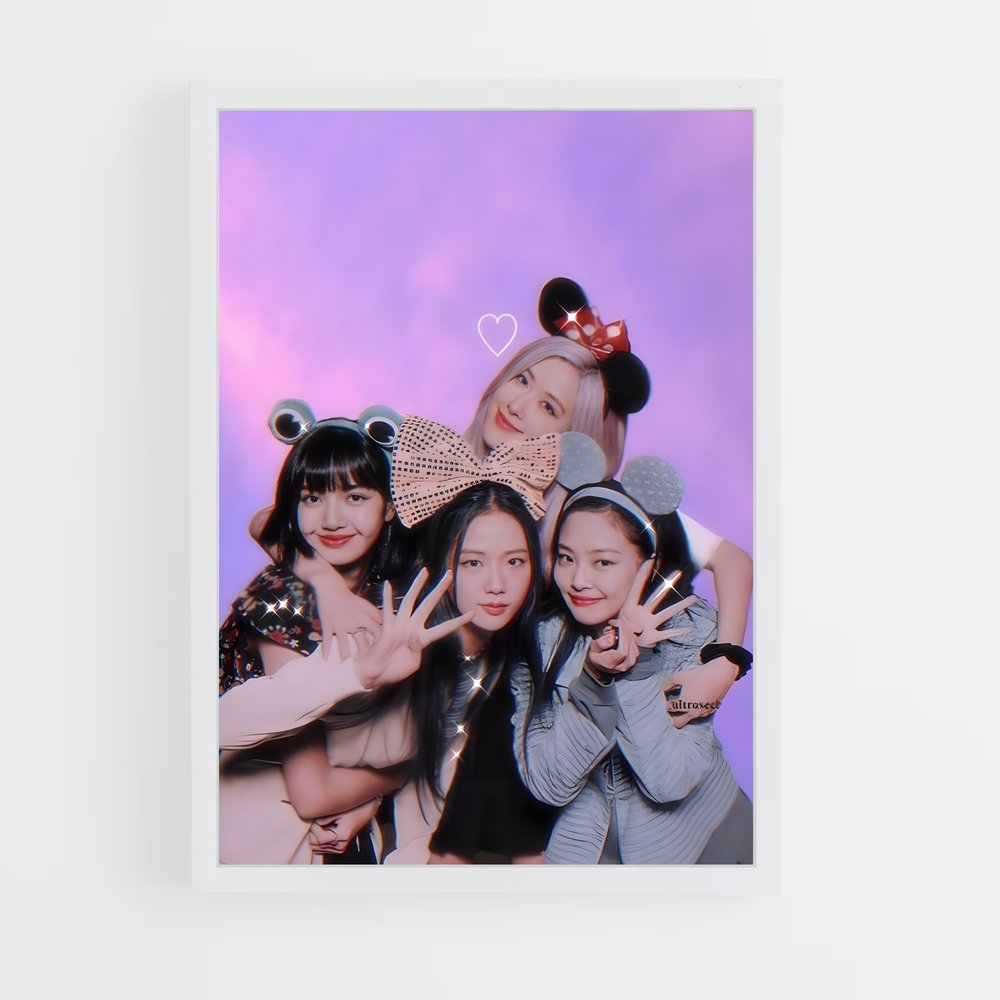 blackpink-3 cadre Blanc