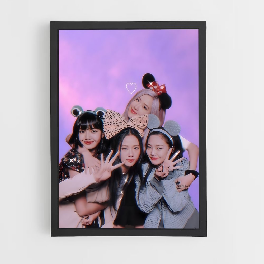 blackpink-3 cadre Noir