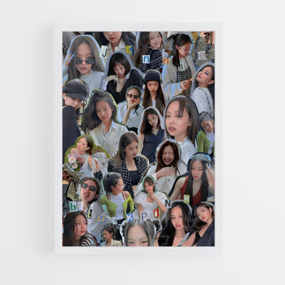 blackpink-4 cadre Blanc