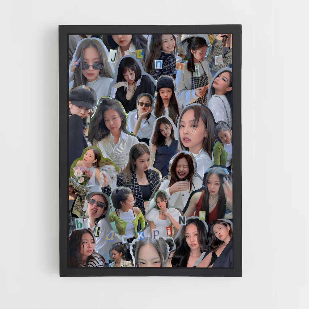 blackpink-4 cadre Noir