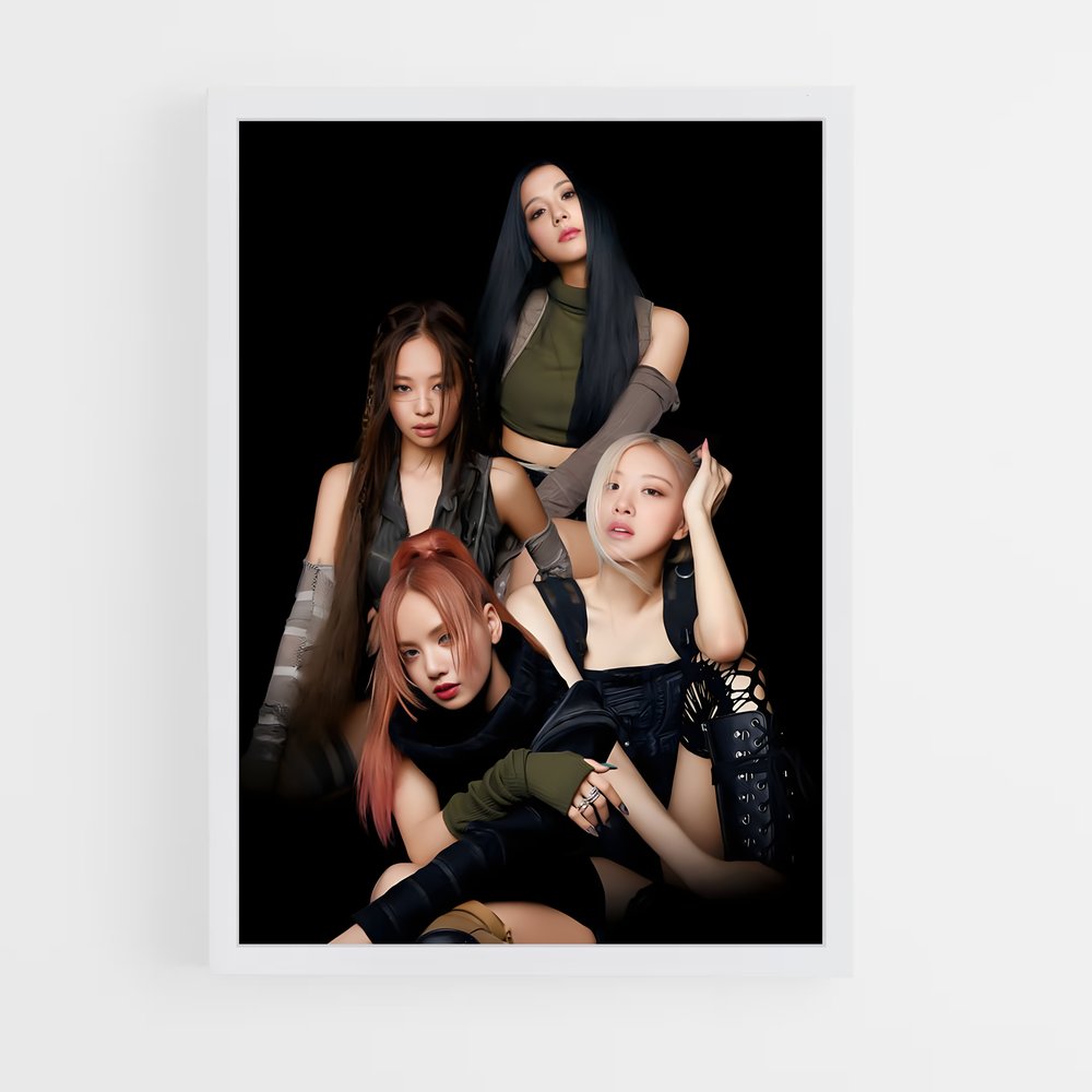 blackpink-5 cadre Blanc