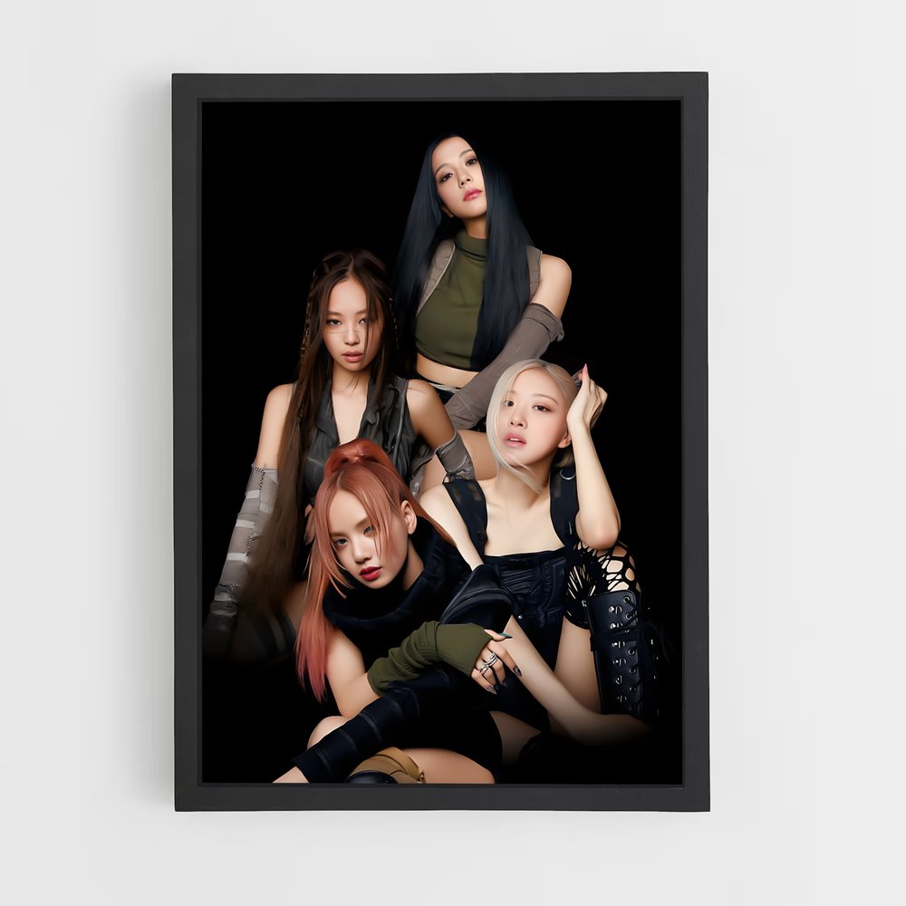 blackpink-5 cadre Noir