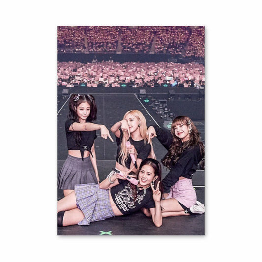 Poster Blackpink Black