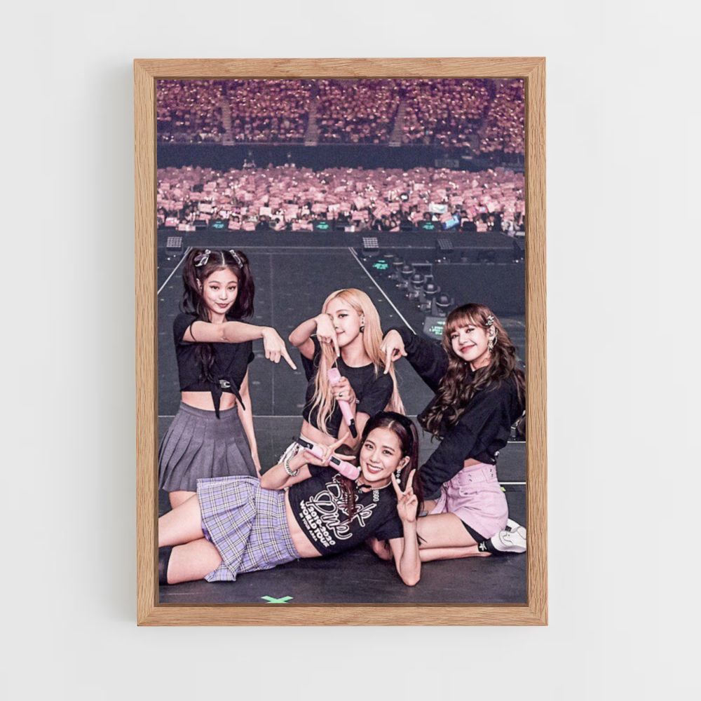 Poster Blackpink Black