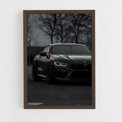 bmw-3 cadre Bois foncé