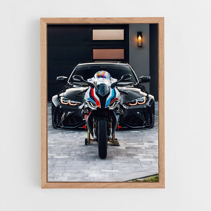 bmw-moto-5 cadre Bois clair