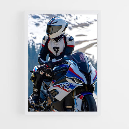 bmw-moto-7 cadre Blanc