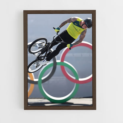 bmx-10 cadre Bois foncé